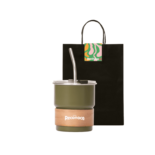 Vaso térmico con bombilla