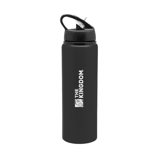 Botella de Aluminio Black con logo corporativo/ 50 unidades