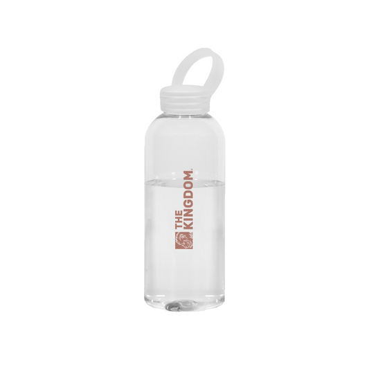 Botella transparente para agua