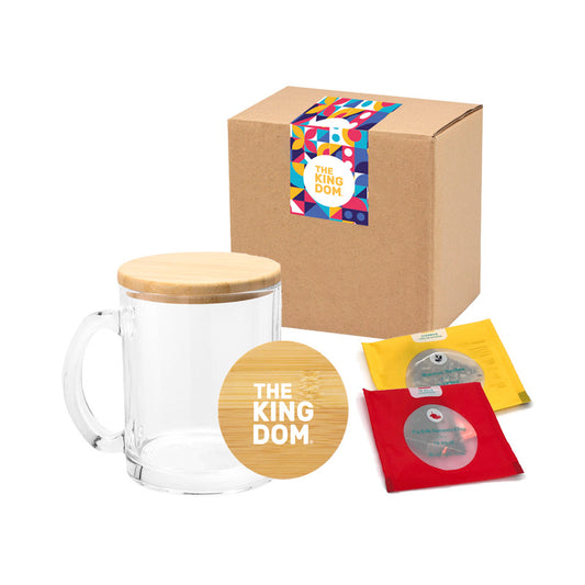 Taza con Logo a Color+ 2 sachet de Te Adagios