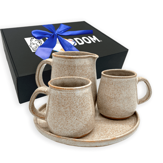 Set Lechero 4 piezas de Cerámica Gres