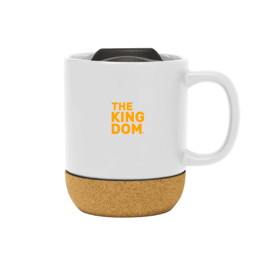 Taza cerámica blanca